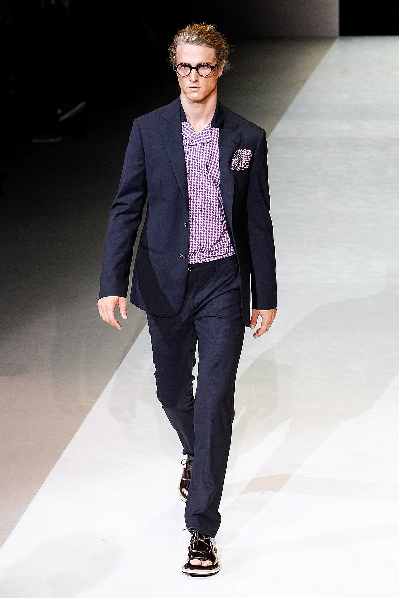 Giorgio Armani İlkbahar-Yaz 2015 - Erkek giyim - 1